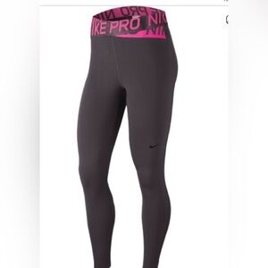 Nike Dark Gray High-Rise Athletic Leggings